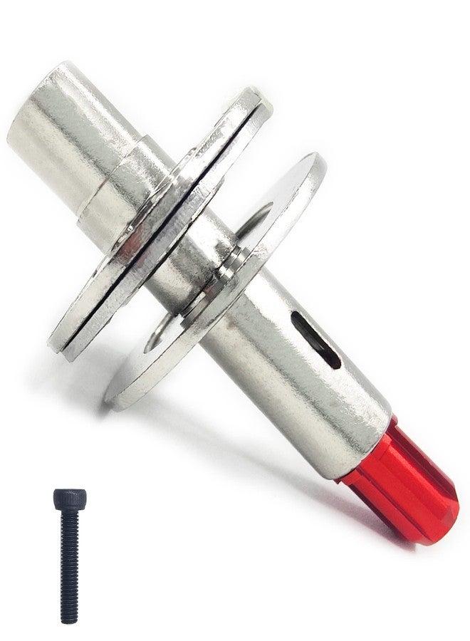 Raflot VICRAZZE RC Slipper Set Metal Slipper Plate & Hub Slipper Shaft Set for 1/10 Arrma Granite Senton Big Rock Kraton Vorteks Outcast 1/8 Typhon Upgrade Replace Arrma ARA310946(Red) - Image 1